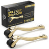 Derma Roller 0.25mm Luxury Gold Edition (for Face, Hair, Skin, Beard)